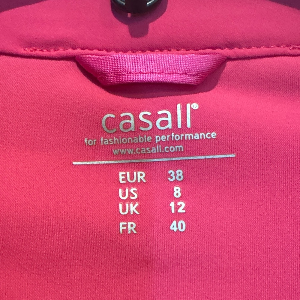 Chic Fuchsia Zip-Up Jacket - Picture 2 of 3